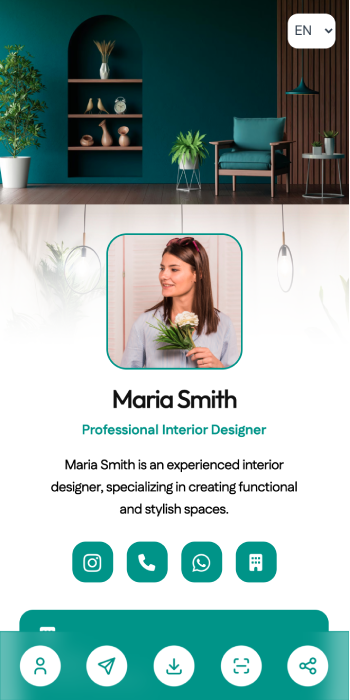 vCard Design de Interiores
