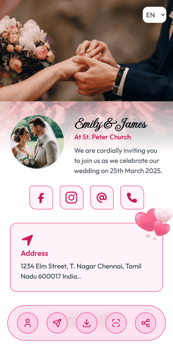 vCard Casamento 2